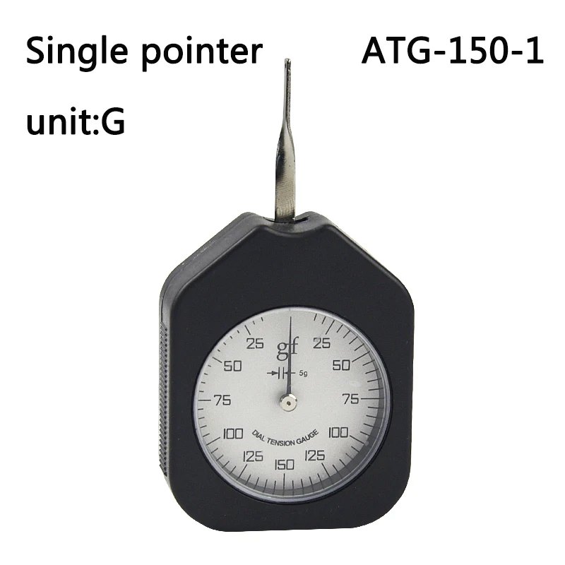 Analog Meter Gauge - ATG-150-1 張力計ダイヤル張力計アナログ力ゲージダブルポインタ力ツール 150 グラム