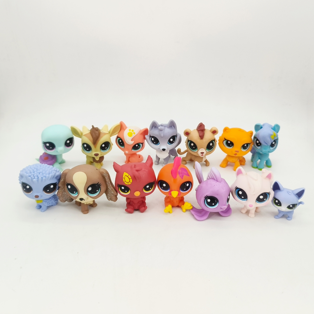 Vintage Items Collection - ヴィンテージオリジナルキュートな大きな目の動物ボブルヘッドフィギュアミニペットスタイル猫犬亀コレクタブルおもちゃギフトデスクトップデコレーション