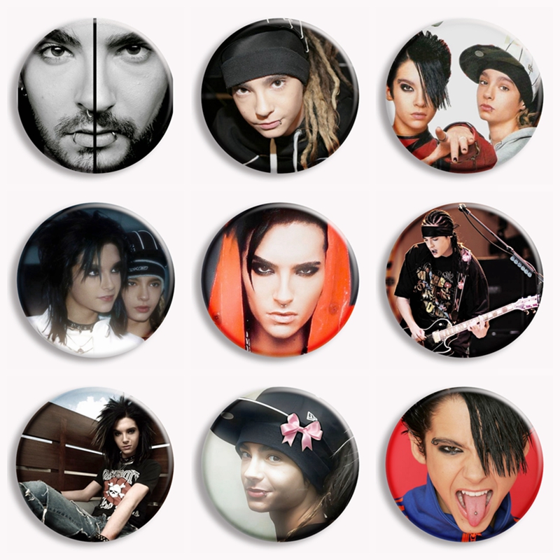 Vintage Collectible Buttons - ヴィンテージソフトボタンピン,ホテル,パンクメタルゴシックブローチ,ロックバンド,バッジ,音楽オーバーアクセサリー