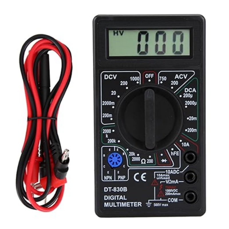 デジタルマルチメーター多機能テスター DT830B 電気電圧 - Analog Meter Gauge のレビューと価格