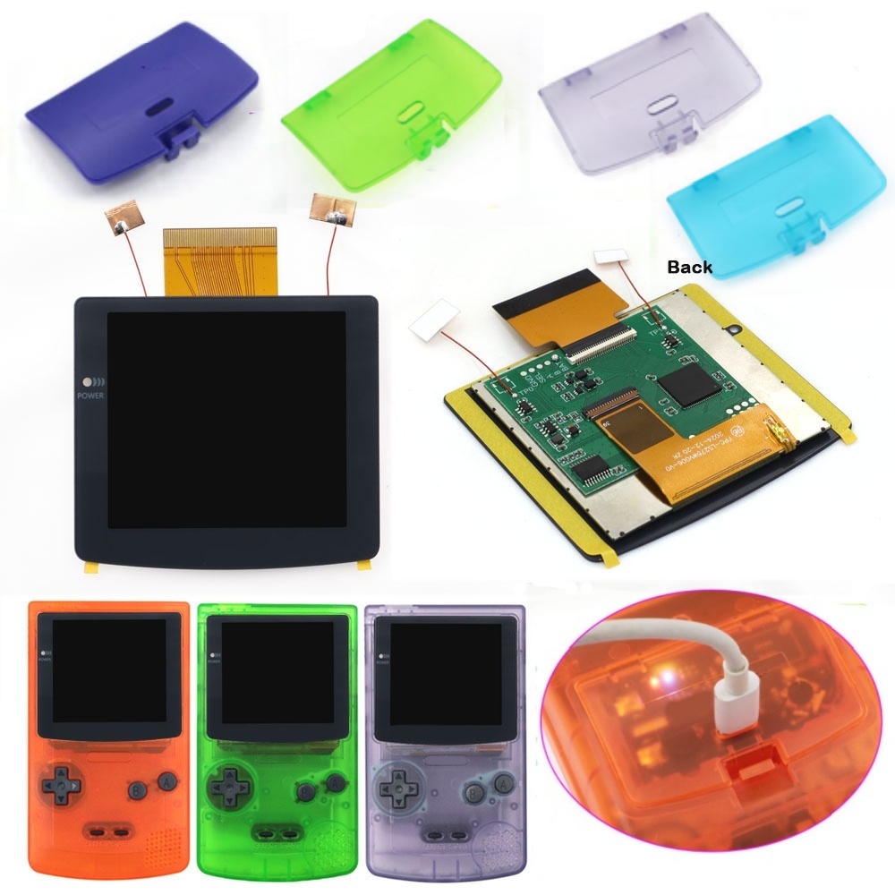 充電式2.8インチIPSスクリーンラミネートLCD、GBC用 - Vintage Game Collection のレビューと価格