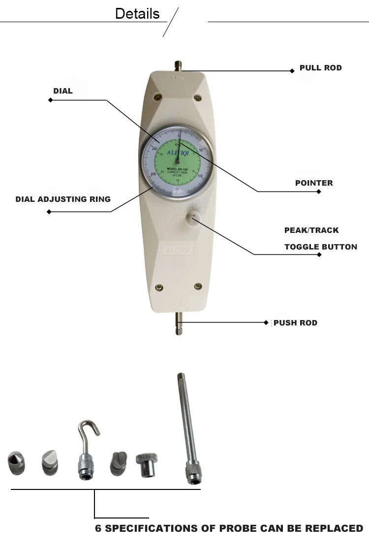NK アナログフォースゲージ フォースメーター ポインター  - Analog Meter Gauge のレビューと価格