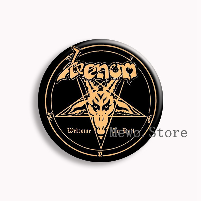 ロックメイヘムバンドのソフトボタンピン,ヴィンテージパンクの - Vintage Collectible Buttons のレビューと価格