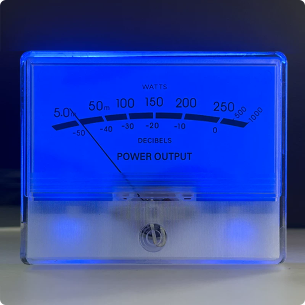 TN-90型ブルーバックライトVUレベルメーター、真空管アン - Analog Meter Gauge のレビューと価格