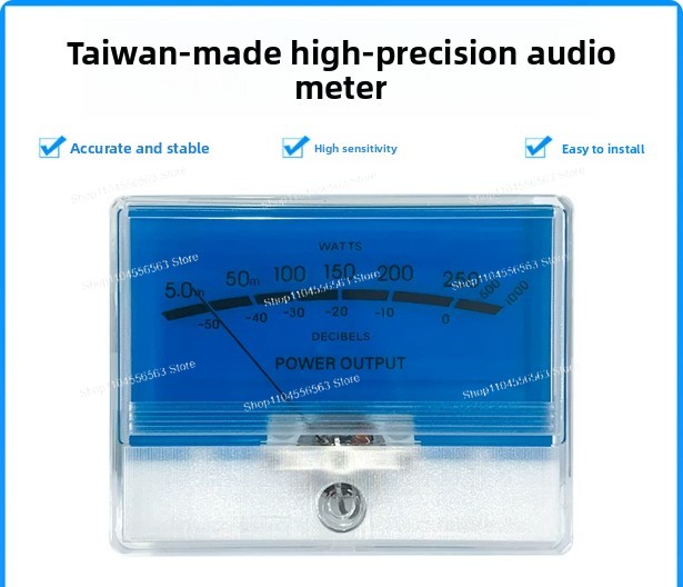 TN-90型ブルーバックライトVUレベルメーター、真空管アン - Analog Meter Gauge のレビューと価格