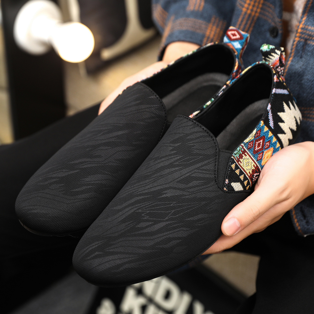 2025年秋コレクション 中国風ローファー ブラック トレン - Vintage Collectible Shoes のレビューと価格