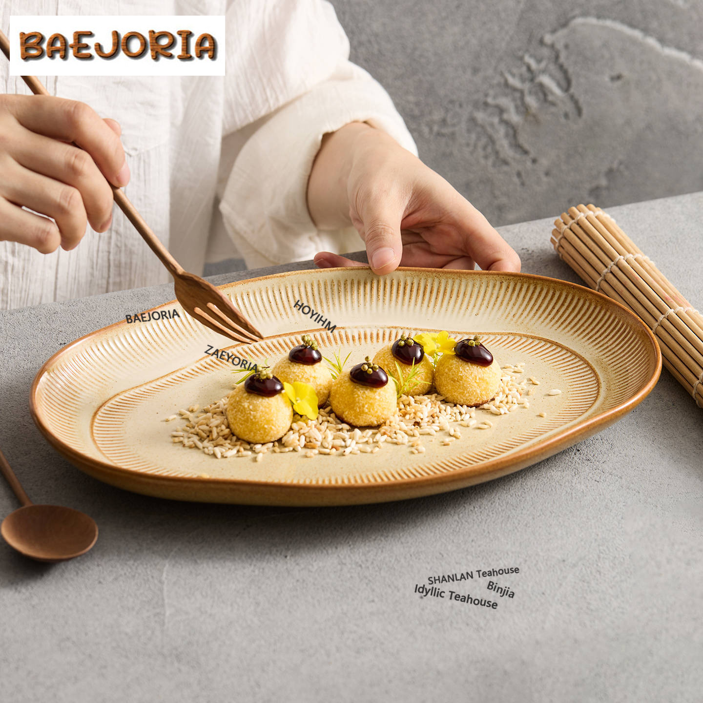 BAEJORIA Kiln ファンベ魚皿 ホテル用冷菜皿 洋 - Vintage Collectible Dishes のレビューと価格
