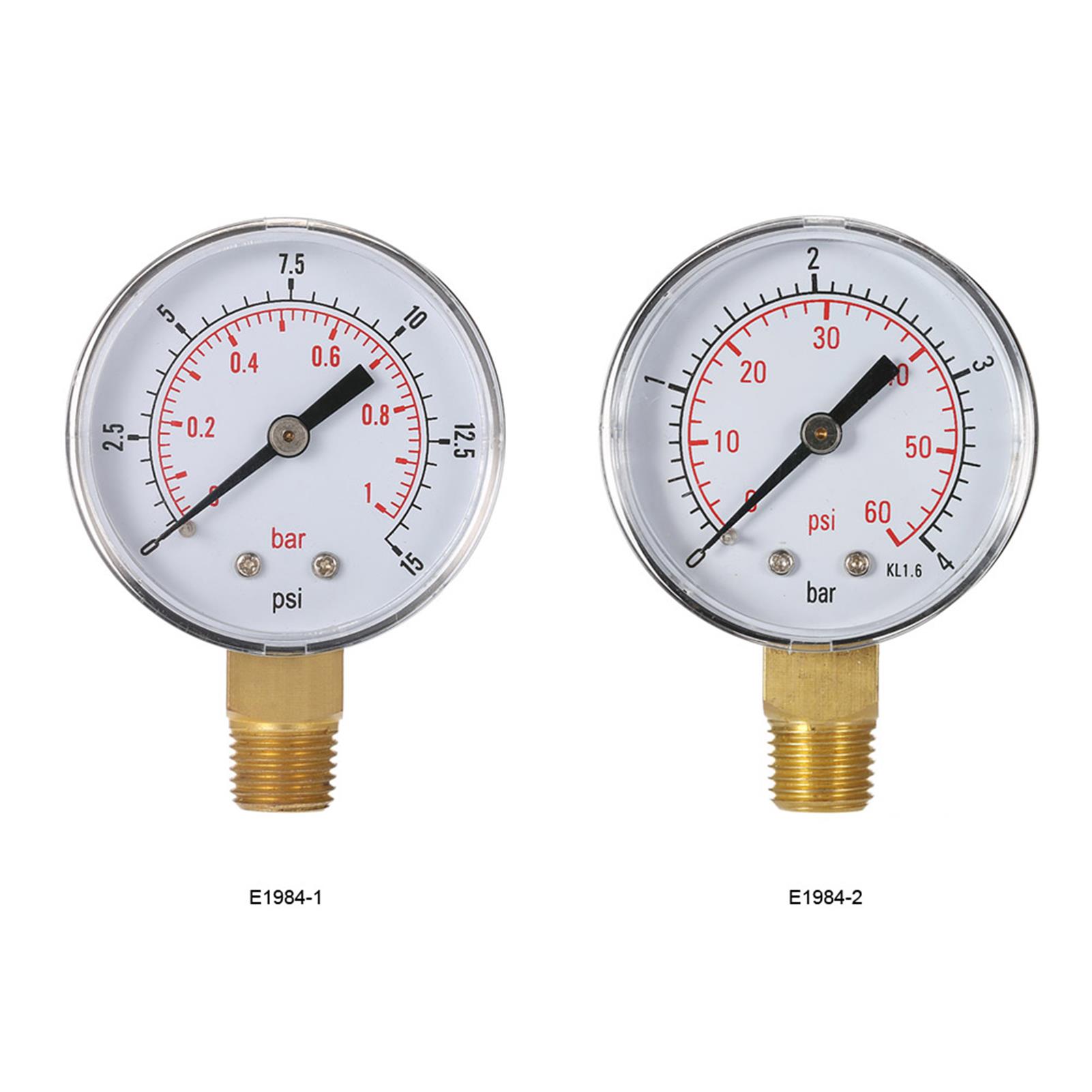 50 ミリメートルプールフィルター水圧油圧圧力計メーター圧力 - Analog Meter Gauge のレビューと価格