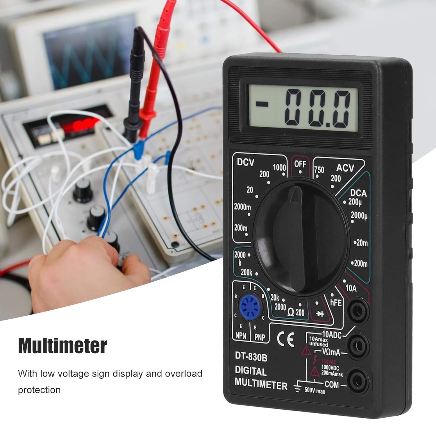 デジタルマルチメータテスター、DT830B 電気電圧計電流計 - Analog Meter Gauge のレビューと価格