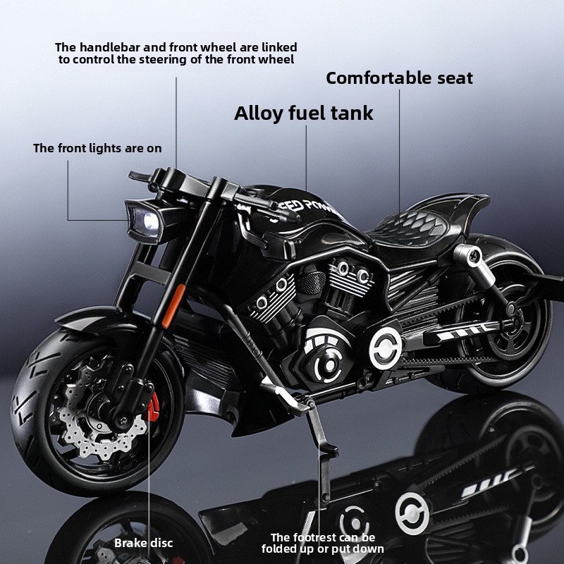 シミュレーション1:10合金製ハーレーヴィンテージバイクモデ - Vintage Collectibles Toys のレビューと価格
