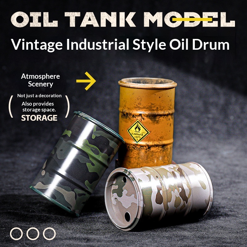 汎用ミニチュアオイルドラムモデル ヴィンテージインダストリア - Vintage Items Collection のレビューと価格