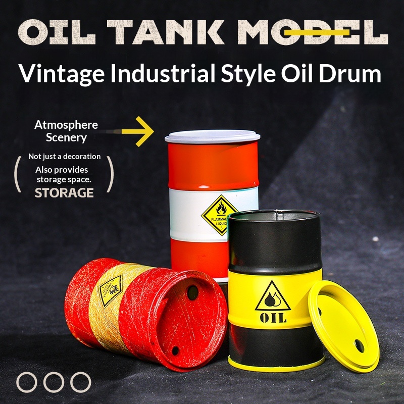 汎用ミニチュアオイルドラムモデル ヴィンテージインダストリア - Vintage Items Collection のレビューと価格