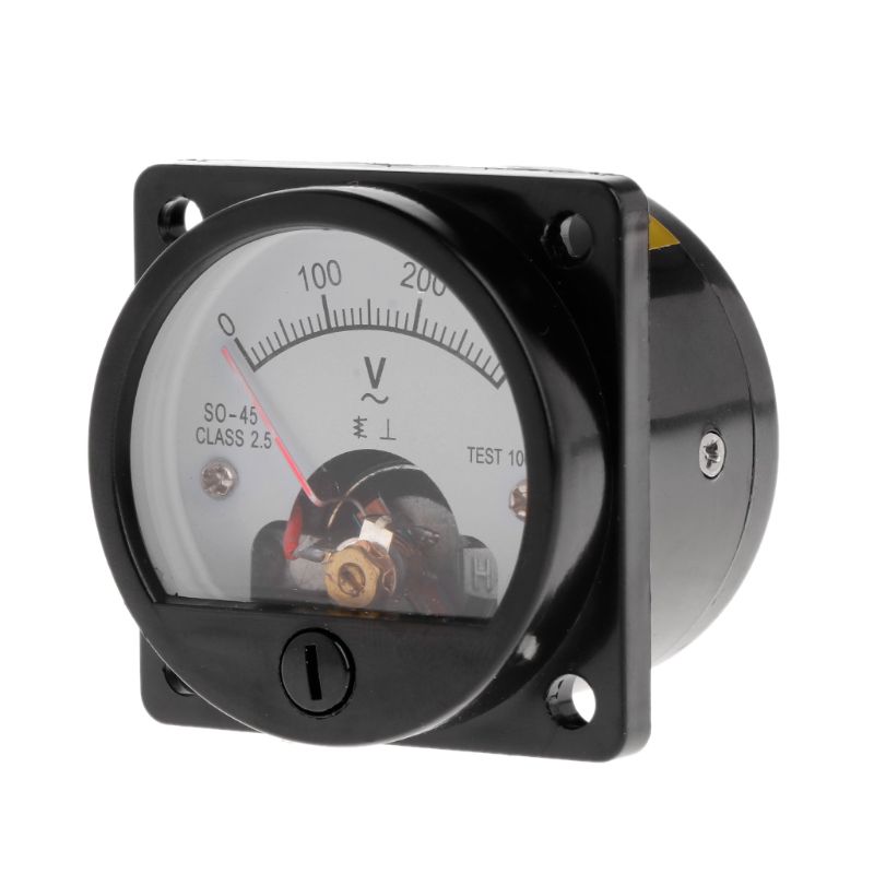 電圧計so-45ac 0-300vラウンドアナログダイヤルパ - Analog Meter Gauge のレビューと価格