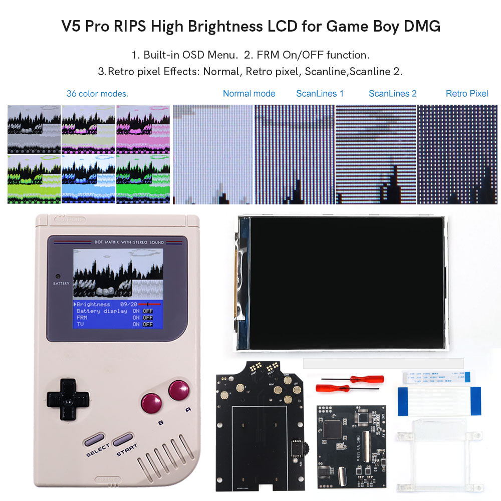 HISPEEDIDO For GB Dmg V5 Pro 3 - Vintage Game Collection のレビューと価格