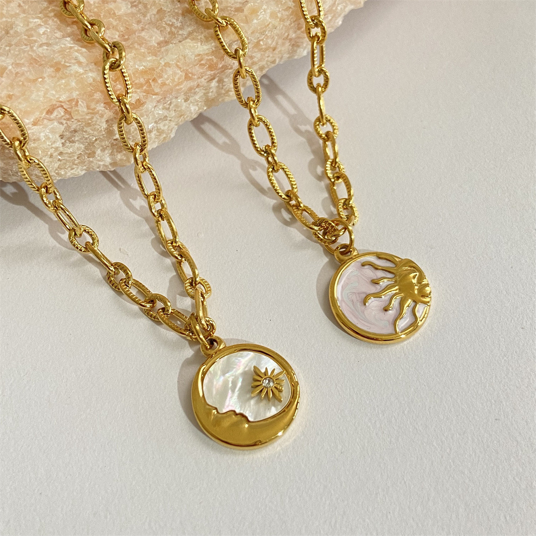 パンクオイルドリップホワイトシェルラウンドコインサンムーンペ - Vintage Collectible Coins のレビューと価格