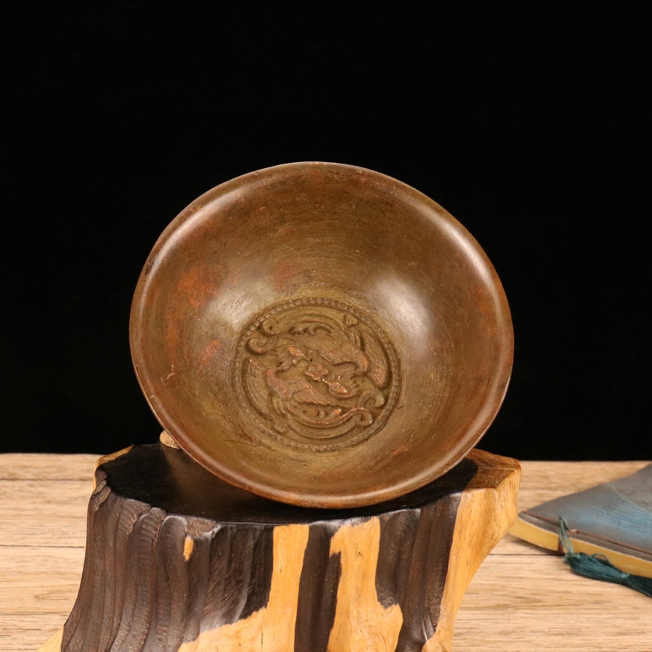 ヴィンテージ装飾ブロンズボウル アンティークコレクション フ - Vintage Collectible Dishes のレビューと価格